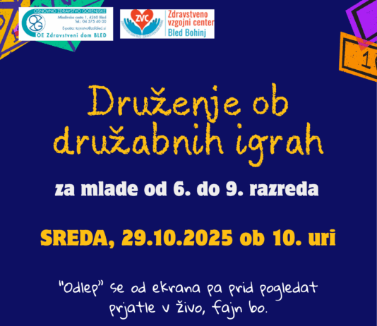 Počitniško druženje ob družabnih igrah