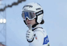 Nika Prevc na stopničkah v Lillehammerju!