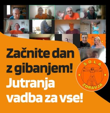 ZAČNITE DAN Z GIBANJEM: Brezplačna jutranja vadba